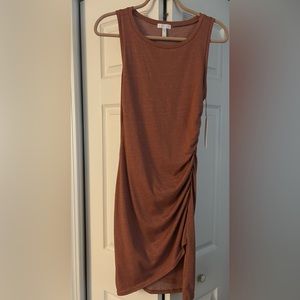 NWT Leith bodycon sleeveless dress. Size small. Color Mauve